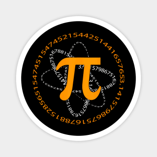 Pi Day Infinite Irrational 3 14 Spiral Math Numbers Teacher Magnet